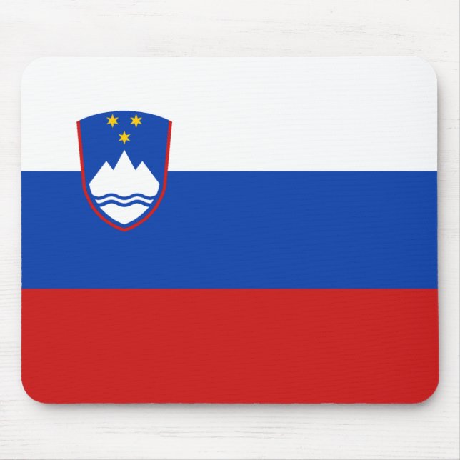 Slovenia Flag Mousepad (Front)