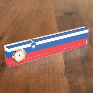 Slovenia flag nameplate