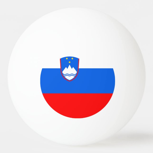 Slovenia Flag Ping Pong Ball (Front)