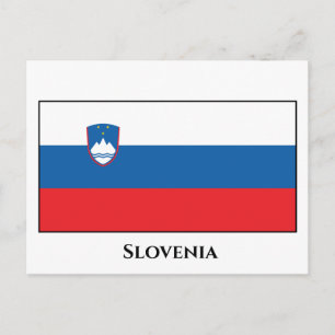 Slovenia Flag Postcard