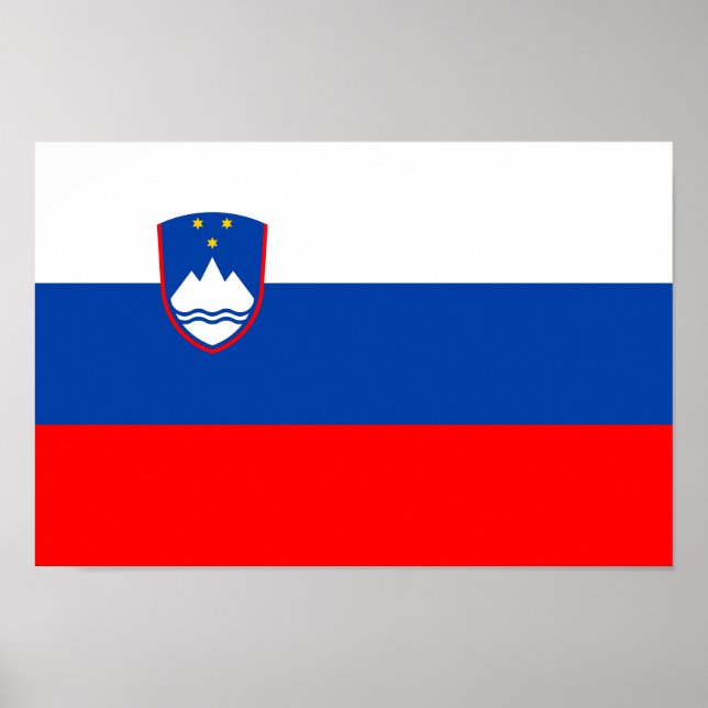 Slovenia Flag Poster (Front)