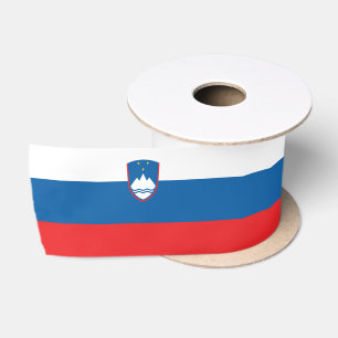 Slovenia Flag Satin Ribbon