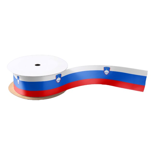 Slovenia Flag Satin Ribbon (Spool)