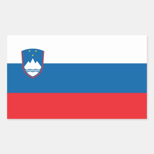 Slovenia Flag Sticker (Front)