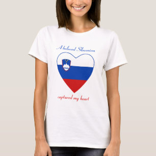 Slovenia Flag Sweetheart T-Shirt