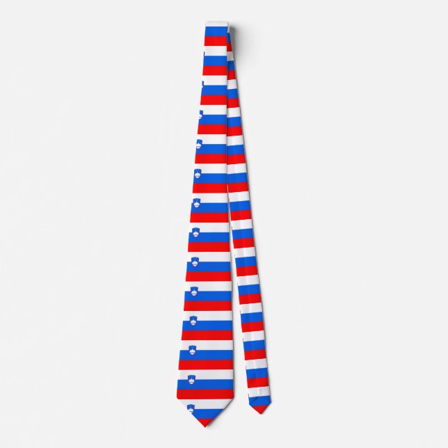 Slovenia Flag Tie (Front)