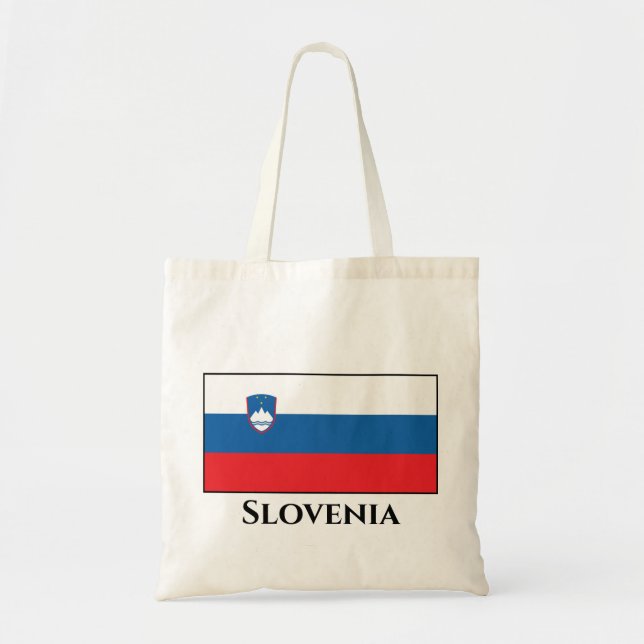 Slovenia Flag Tote Bag (Front)