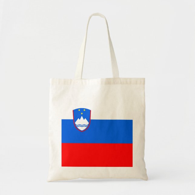 Slovenia Flag Tote Bag (Front)