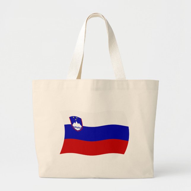 Slovenia Flag Tote Bag (Front)