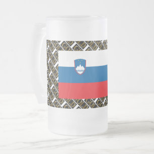 SLOVENIA FROSTED BEER MUG