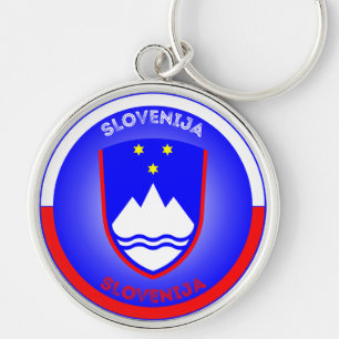 Slovenia Heritage Emblem Key Ring