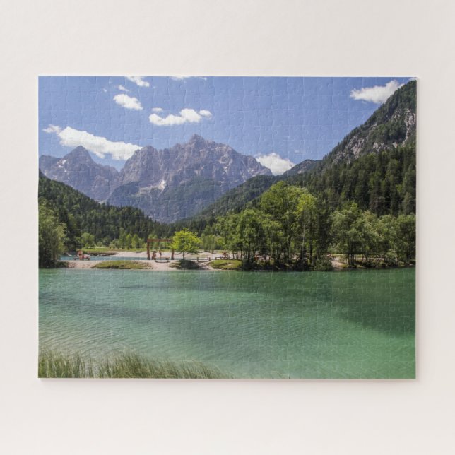 Slovenia Jigsaw Puzzle - Lake Jasna (Horizontal)