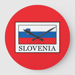Slovenia Large Clock