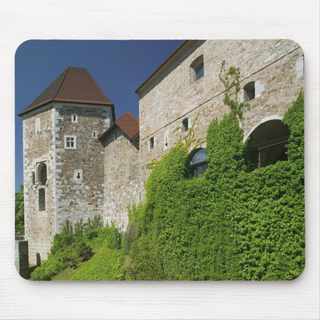 SLOVENIA, Ljubljana: Castle Hill / Ljubljana Mouse Mat (Front)