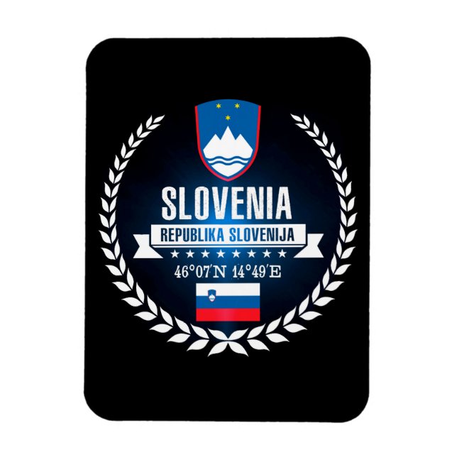 Slovenia Magnet (Vertical)
