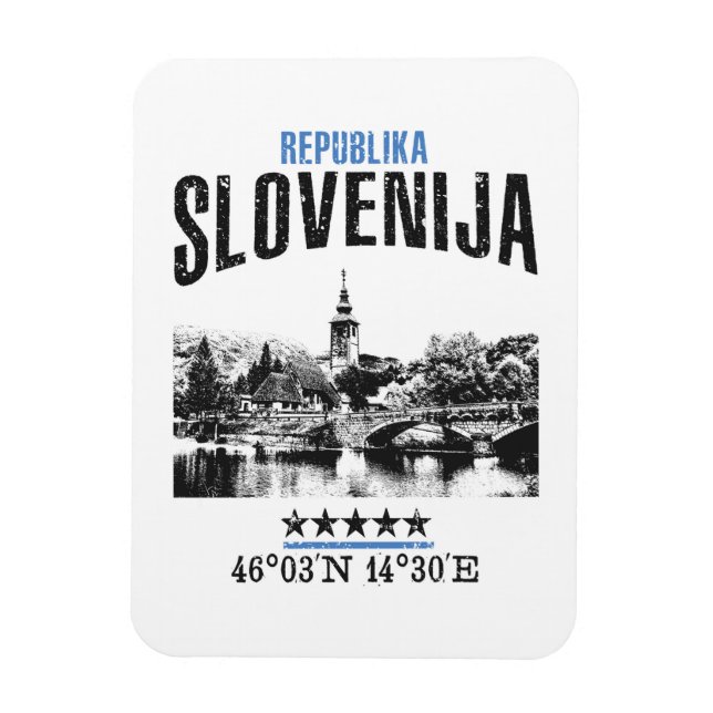 Slovenia Magnet (Vertical)