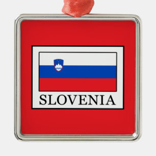 Slovenia Metal Tree Decoration