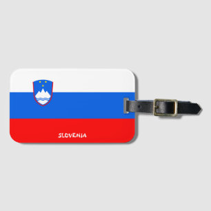 Slovenia National Flag Patriotic Luggage Tag