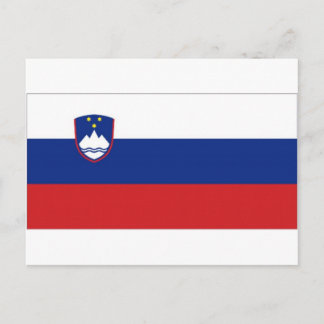 Slovenia National Flag Postcard