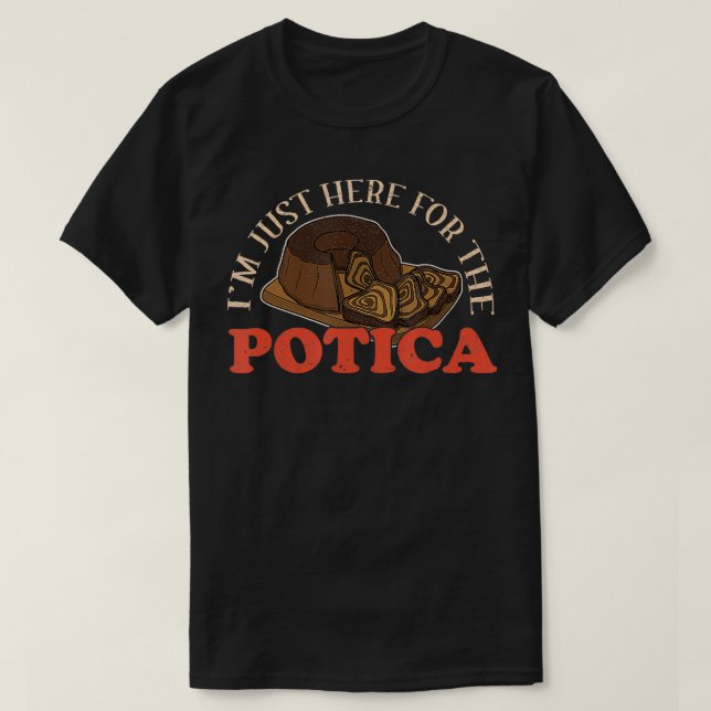 Slovenia Potica baking Slovenian cuisine celebrato T-Shirt (Design Front)