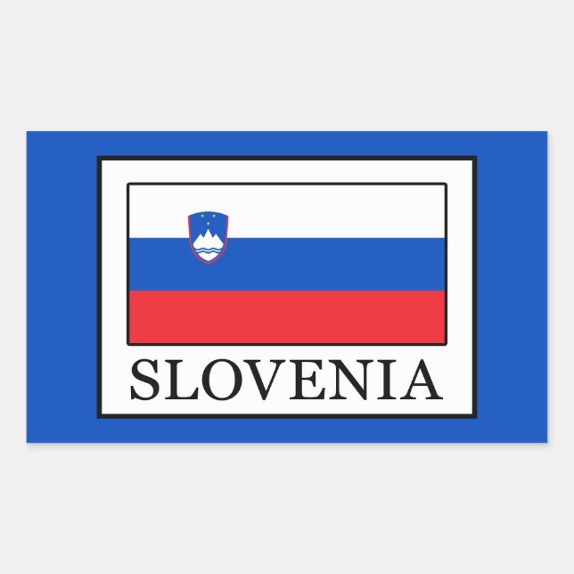 Slovenia Rectangular Sticker (Front)