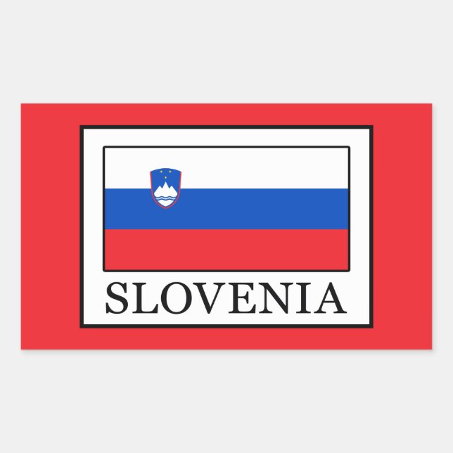 Slovenia Rectangular Sticker (Front)