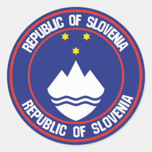 Slovenia Round Emblem Classic Round Sticker