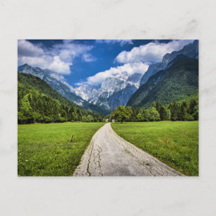 Slovenia, scenic photograph with Alps Postcard