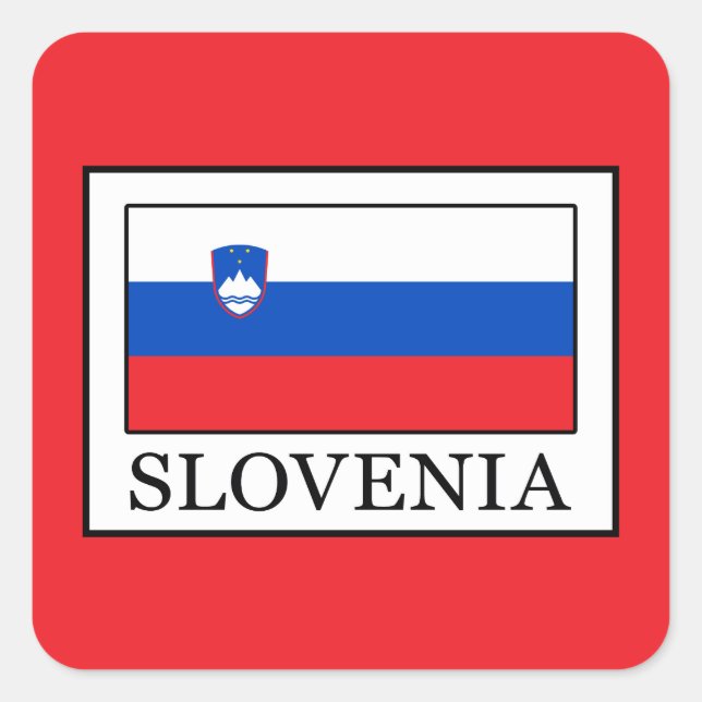 Slovenia Square Sticker (Front)