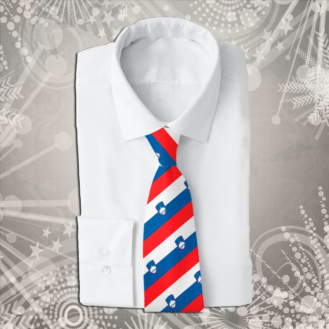 Slovenia Ties, fashion Slovenia Flag business Tie (Creator Uploaded)