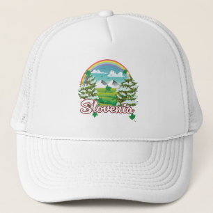 Slovenia Travel logo Trucker Hat