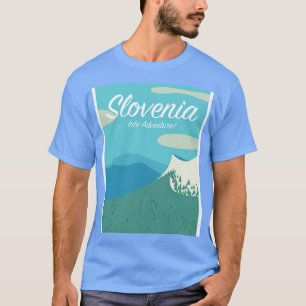 Slovenia Travel poster T-Shirt