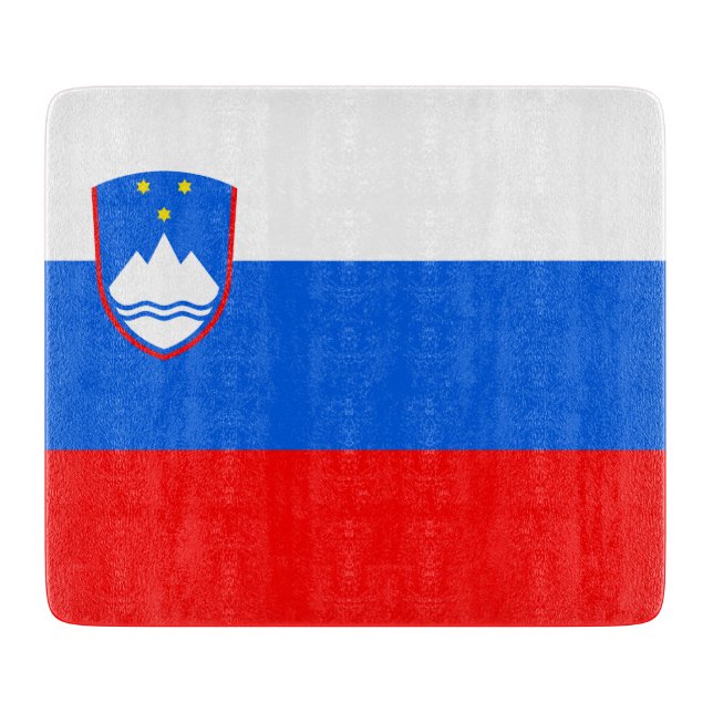 Slovenian Flag Cutting Board (Front)