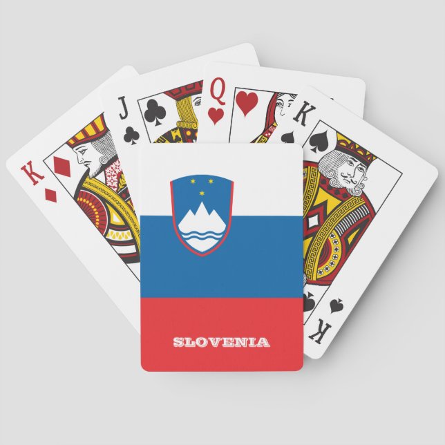 Slovenian Flag Games, Slovenia Playing Cards (Back)