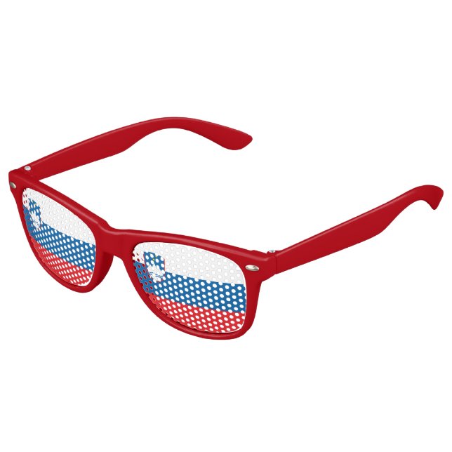 Slovenian flag kids sunglasses (Angled)