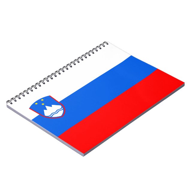 Slovenian Flag Notebook (Left Side)