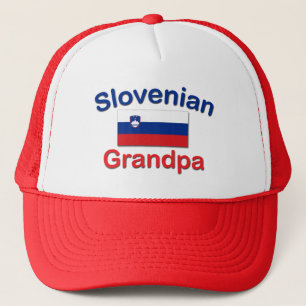 Slovenian Grandpa Trucker Hat