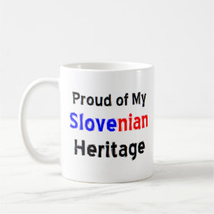 slovenian heritage coffee mug