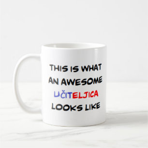 slovenian teacher ucitelja, awesome coffee mug