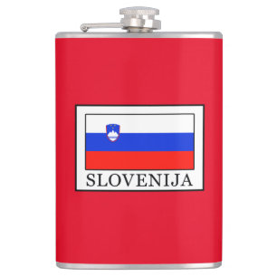 Slovenija Hip Flask