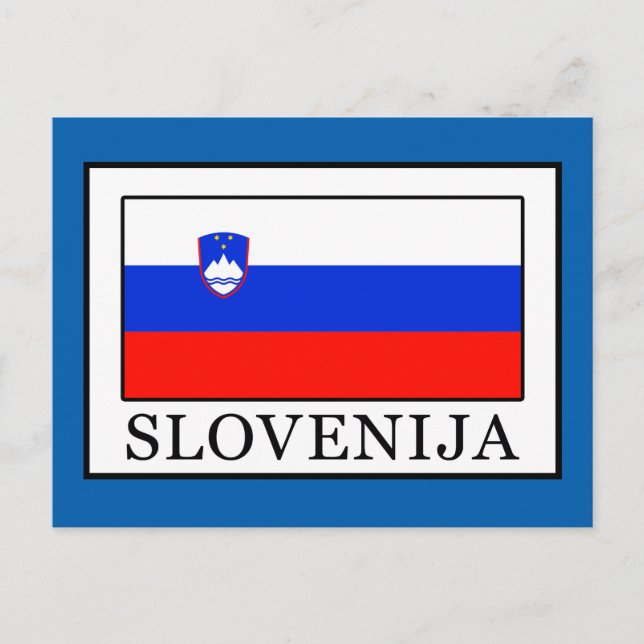 Slovenija Postcard (Front)