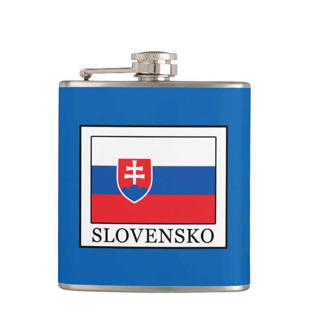 Slovensko Hip Flask (Front)