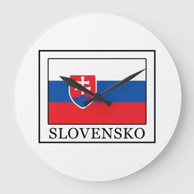 Slovensko Large Clock (Front)