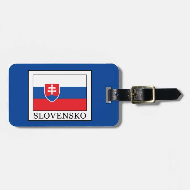 Slovensko Luggage Tag (Front Horizontal)