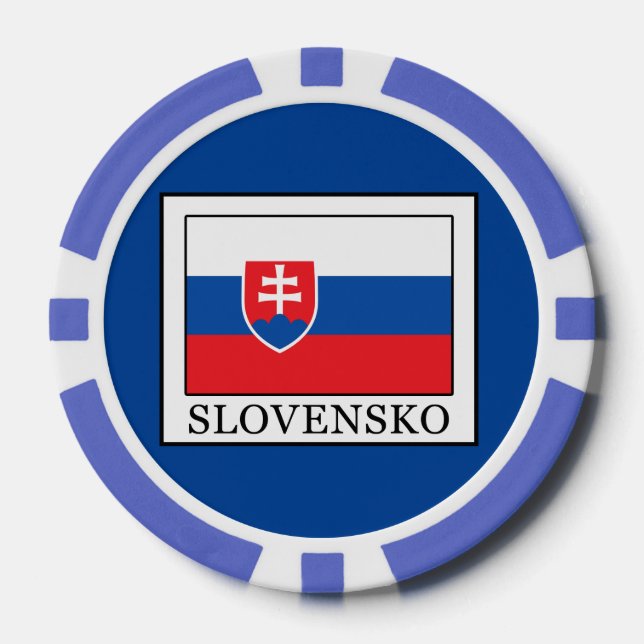 Slovensko Poker Chips (Front)