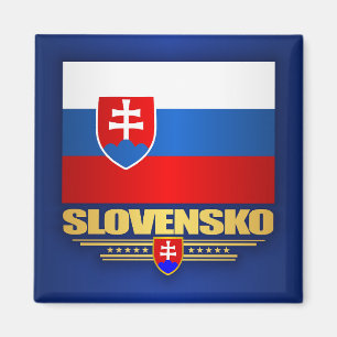 Slovensko (Slovakia) Flag Magnet