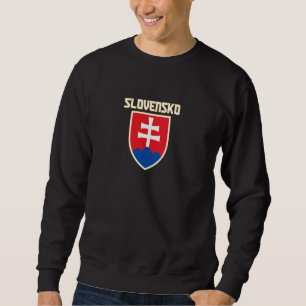 Slovensko, Slovakia, Slovenská vlajka, Slovakian F Sweatshirt