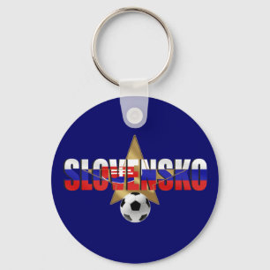 Slovensko soccer star football ball gifts key ring