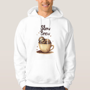 Slow Brew Coffee Sloth Hoodie