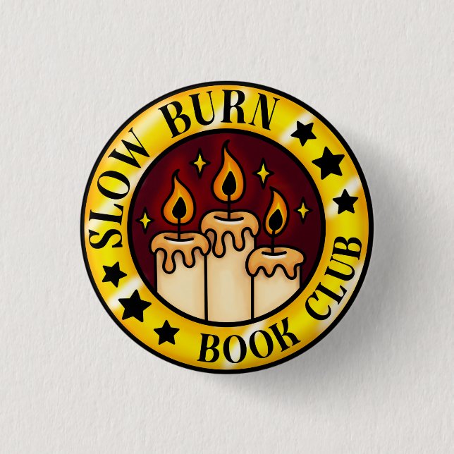Slow Burn Book Club Badge (Front)